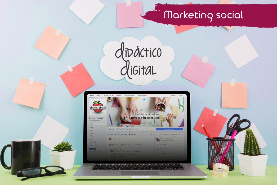 Proyecto de marketing social. Pagina de facebook para didactico digital.